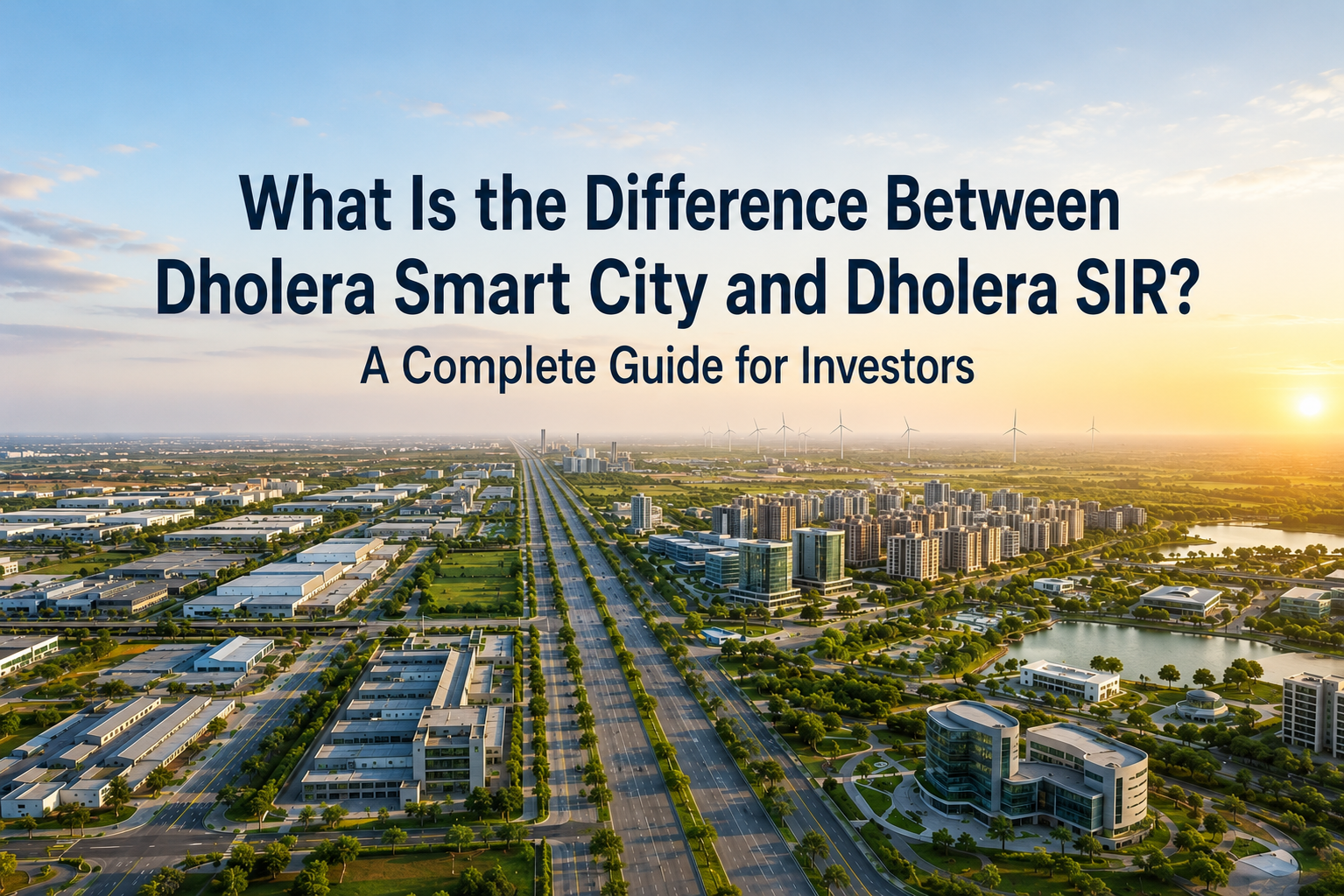 What Is the Difference Between Dholera Smart City and Dholera SIR? A Complete Guide for Investors
